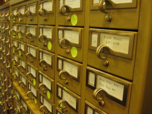 Card catalog from flickr stream of DukeUnivLibraries under licence CC BY-NC-SA 2.0