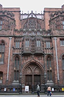 Facade of the John Rylands Library
